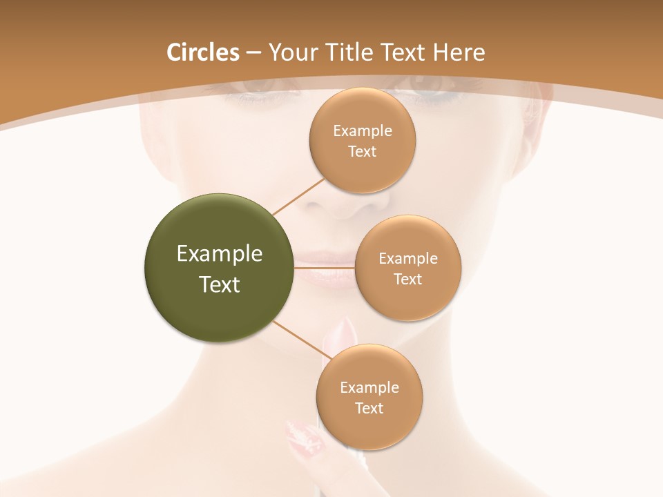 Model Shoulders Skincare PowerPoint Template