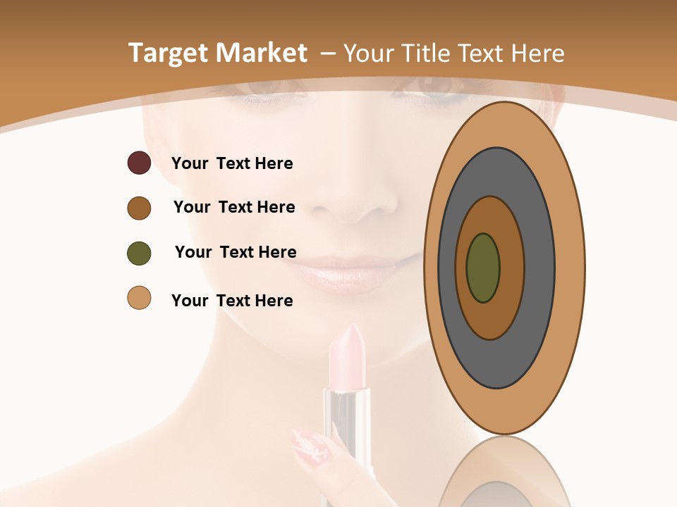 Model Shoulders Skincare PowerPoint Template