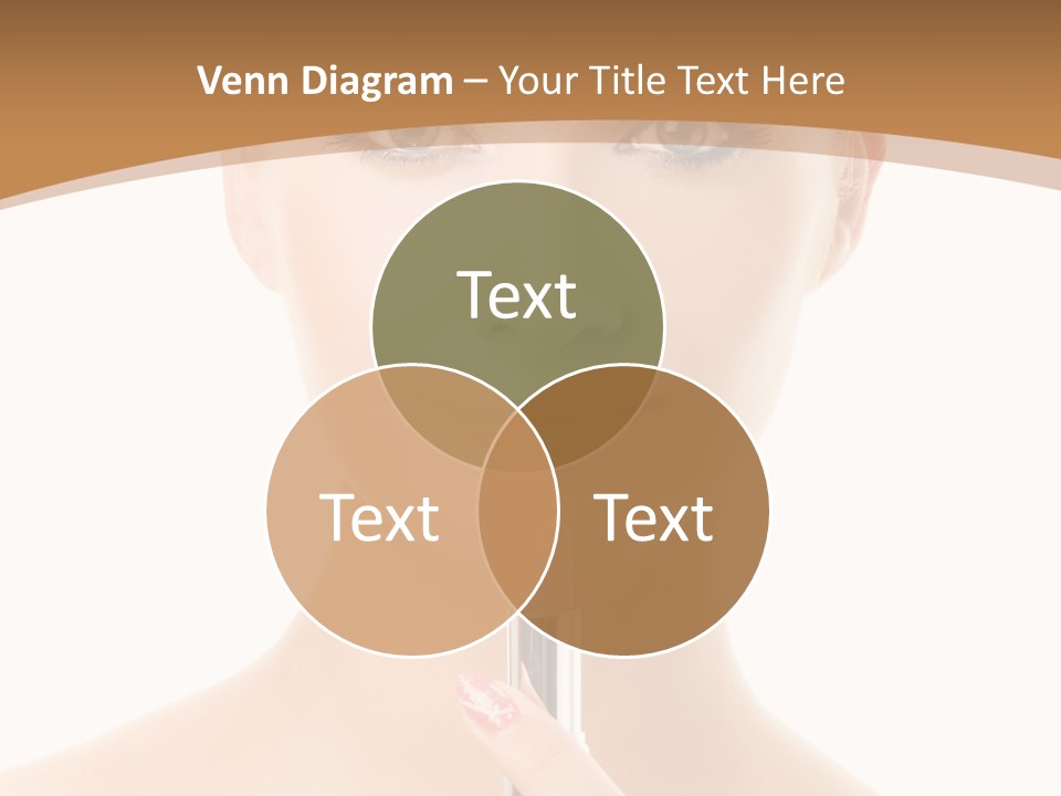 Model Shoulders Skincare PowerPoint Template