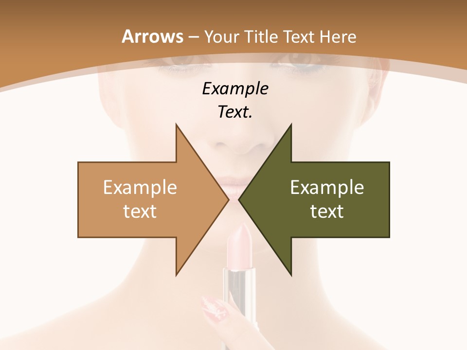 Model Shoulders Skincare PowerPoint Template