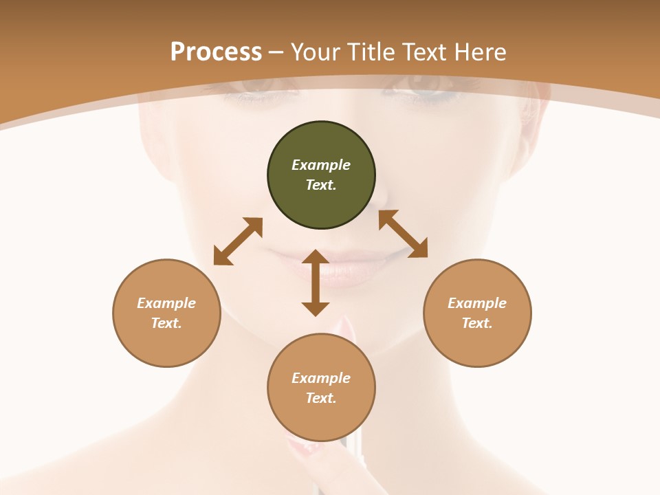 Model Shoulders Skincare PowerPoint Template