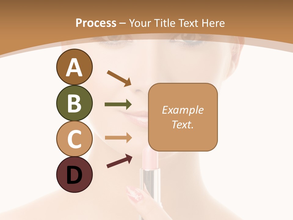 Model Shoulders Skincare PowerPoint Template