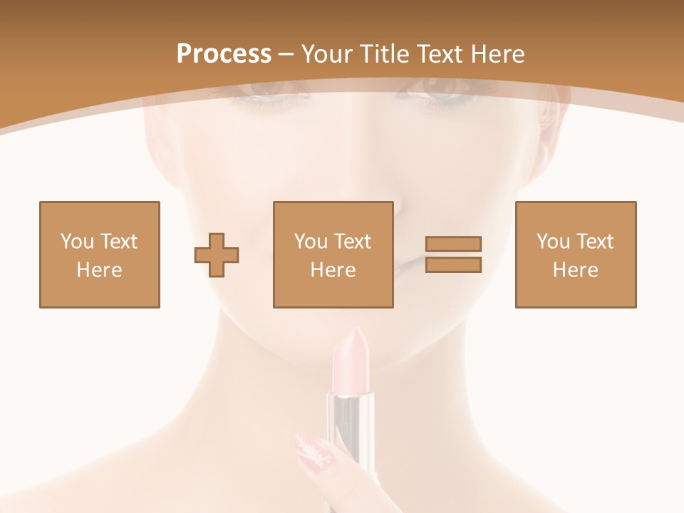 Model Shoulders Skincare PowerPoint Template