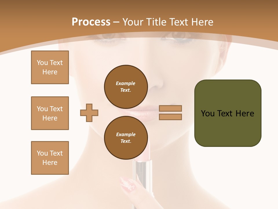 Model Shoulders Skincare PowerPoint Template