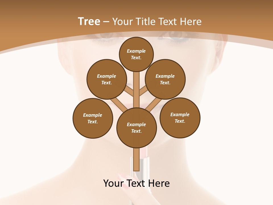 Model Shoulders Skincare PowerPoint Template