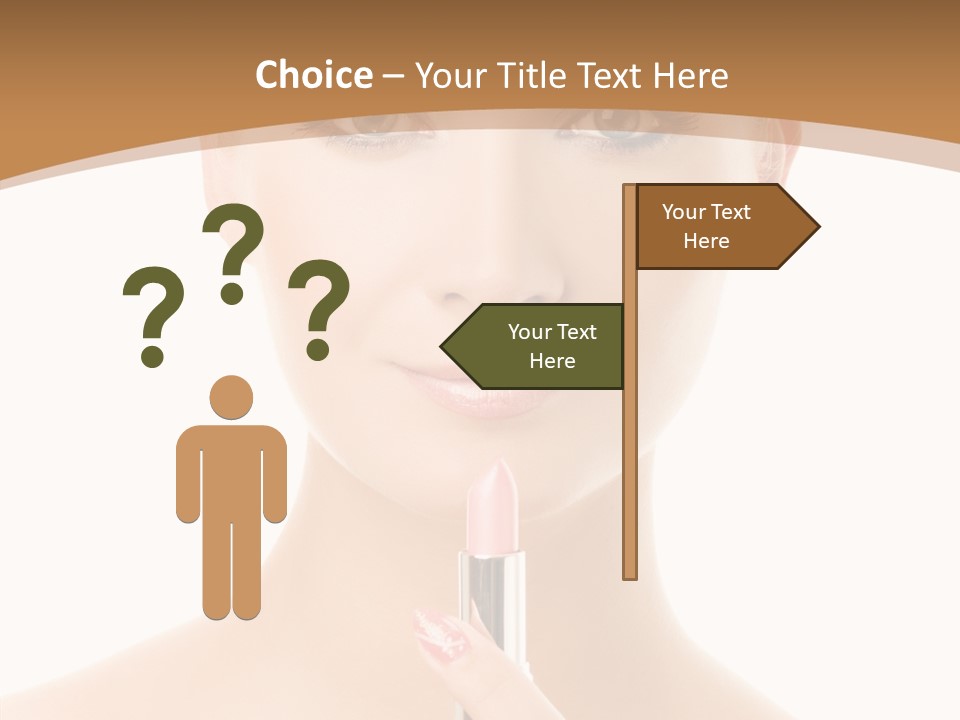 Model Shoulders Skincare PowerPoint Template