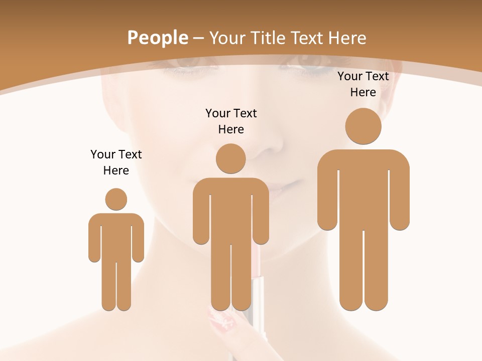 Model Shoulders Skincare PowerPoint Template