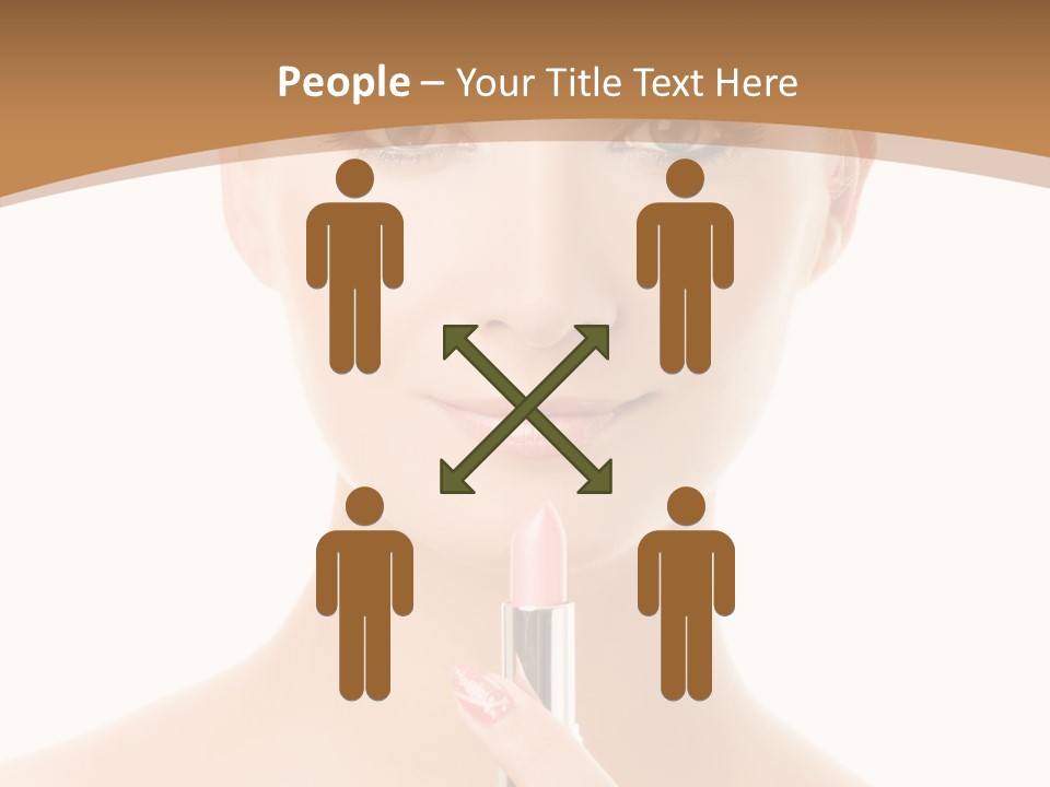 Model Shoulders Skincare PowerPoint Template