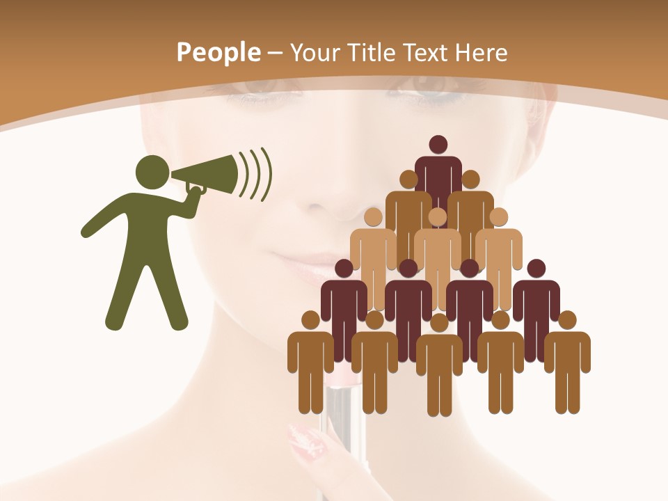 Model Shoulders Skincare PowerPoint Template