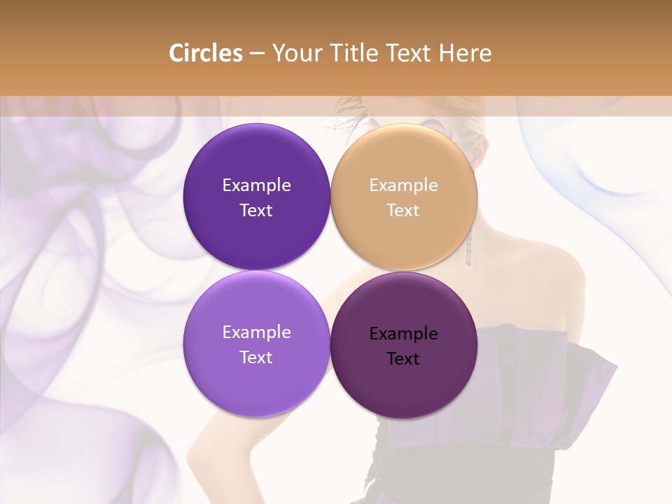 Retro White Body Art PowerPoint Template