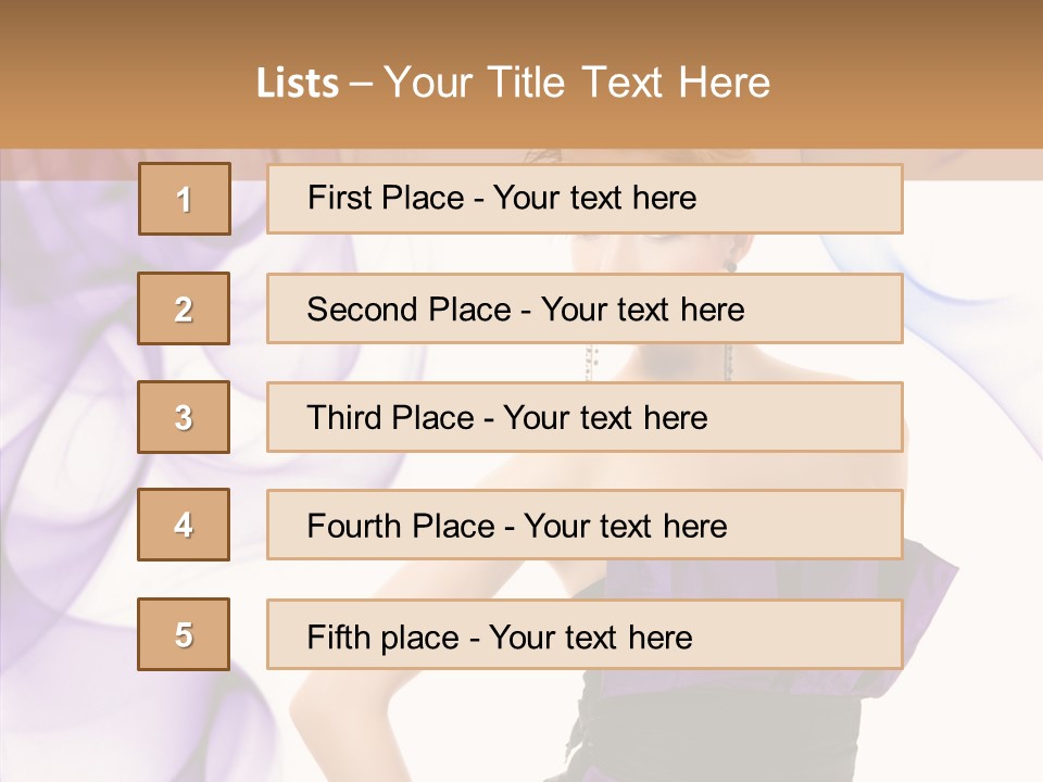 Retro White Body Art PowerPoint Template