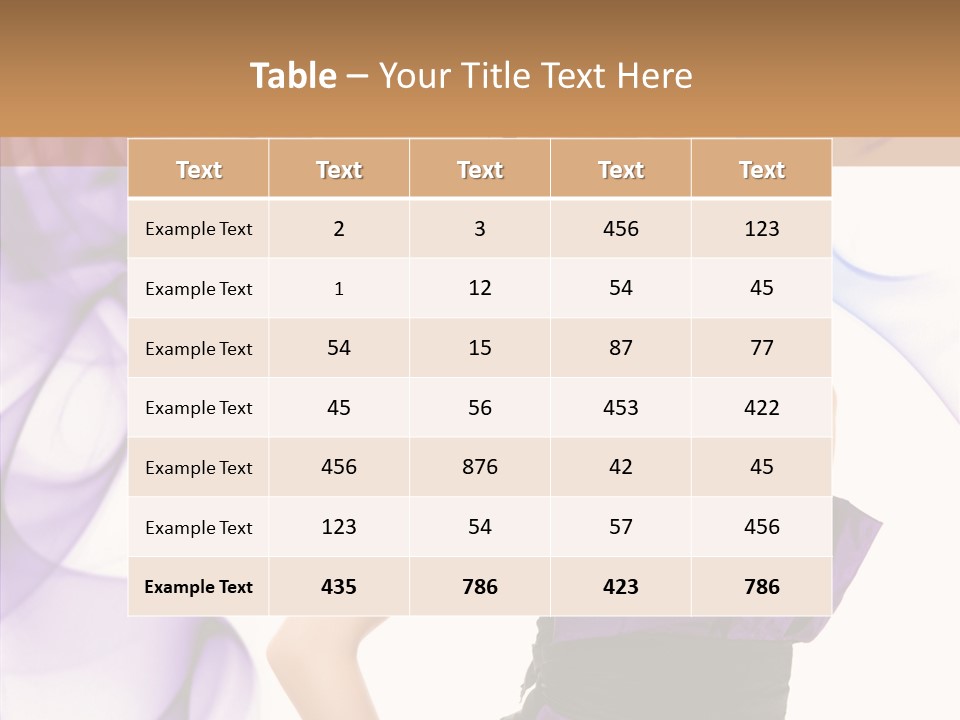 Retro White Body Art PowerPoint Template