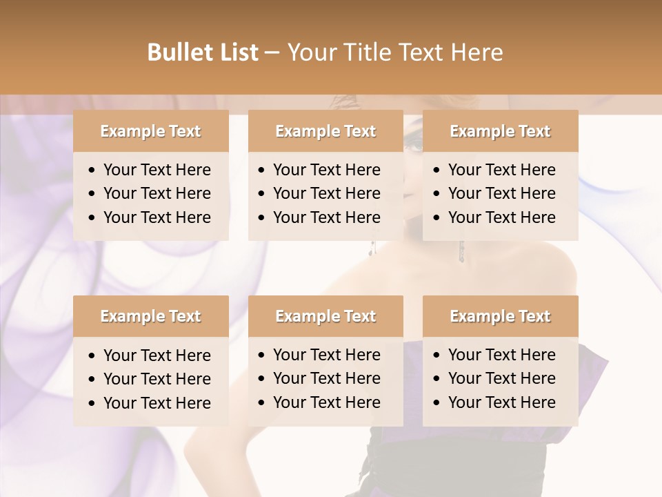 Retro White Body Art PowerPoint Template