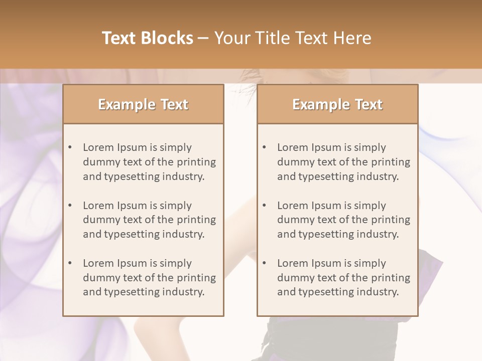 Retro White Body Art PowerPoint Template