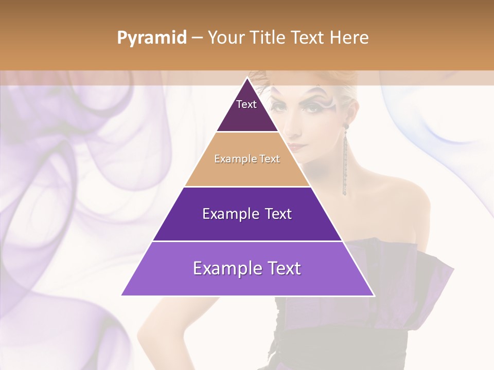 Retro White Body Art PowerPoint Template