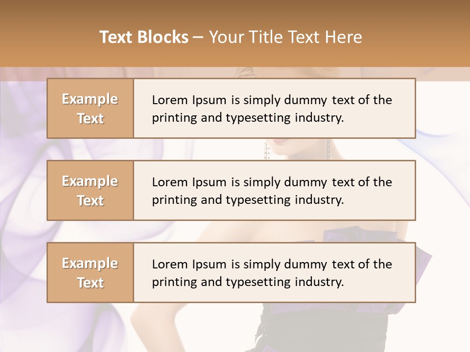 Retro White Body Art PowerPoint Template