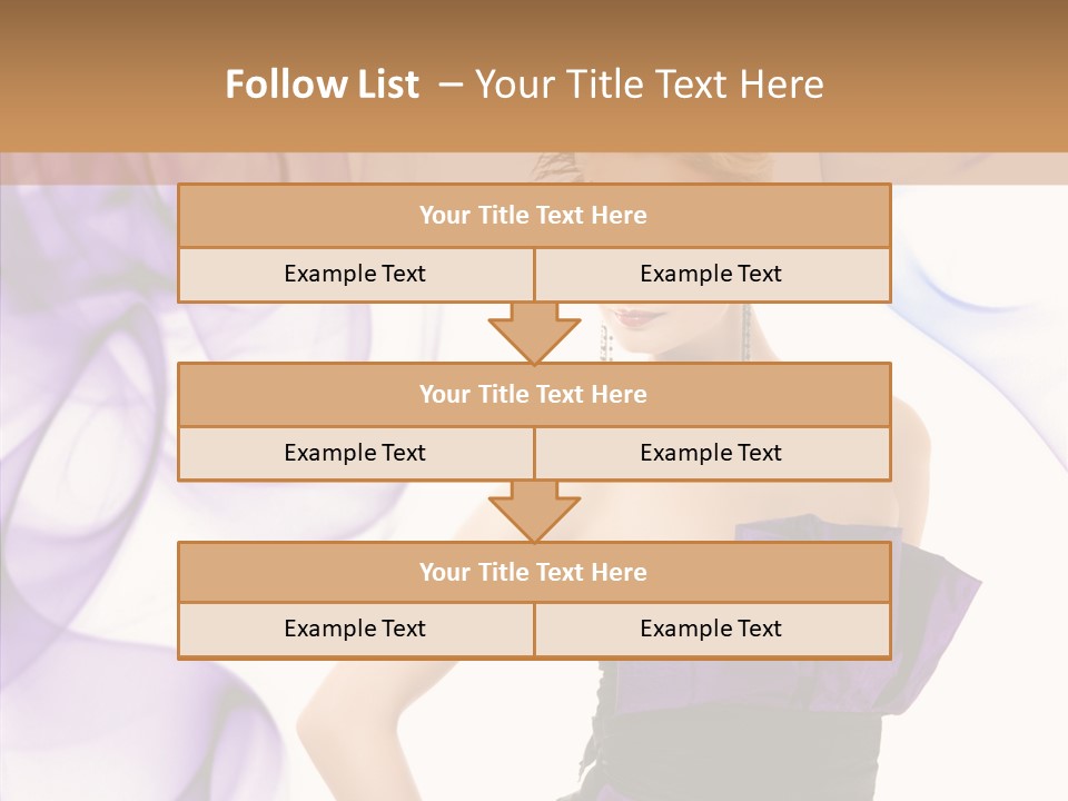 Retro White Body Art PowerPoint Template