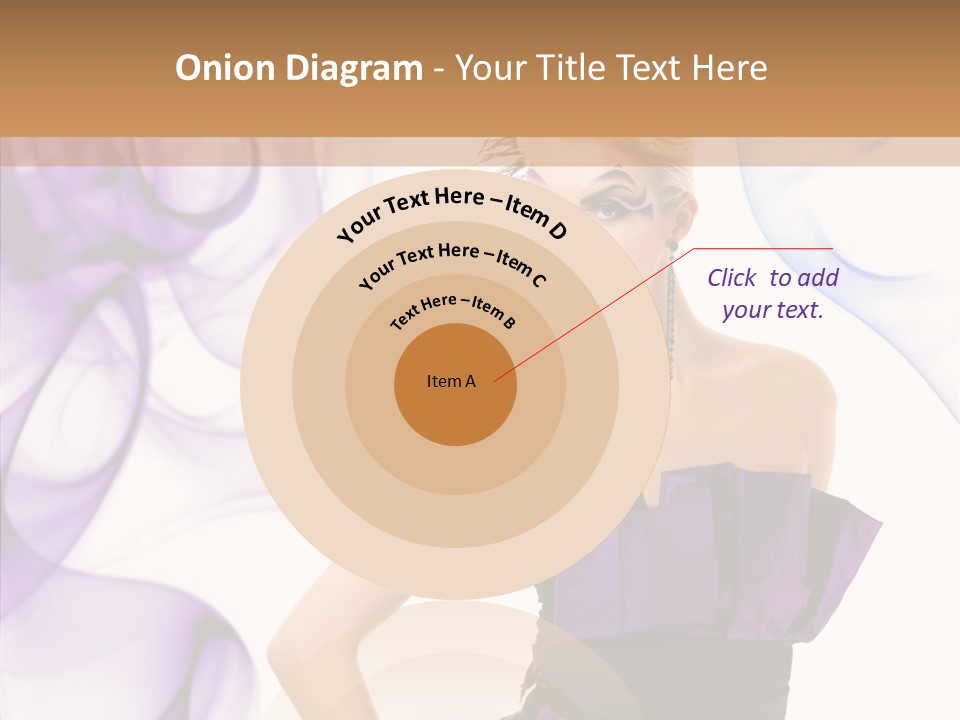 Retro White Body Art PowerPoint Template