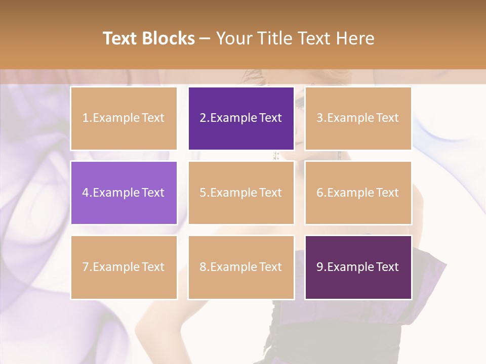 Retro White Body Art PowerPoint Template