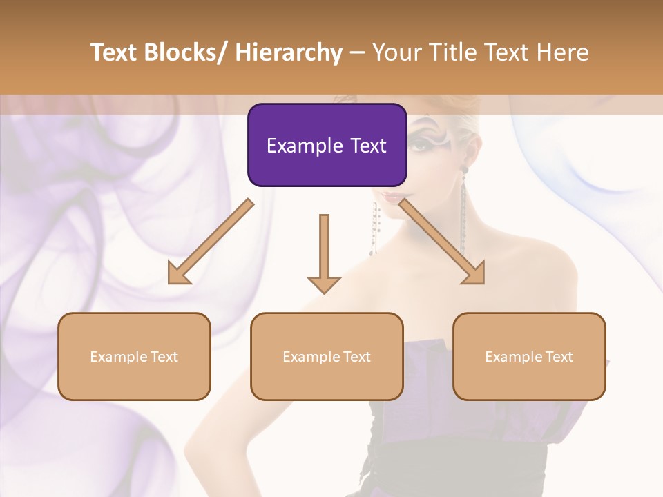 Retro White Body Art PowerPoint Template