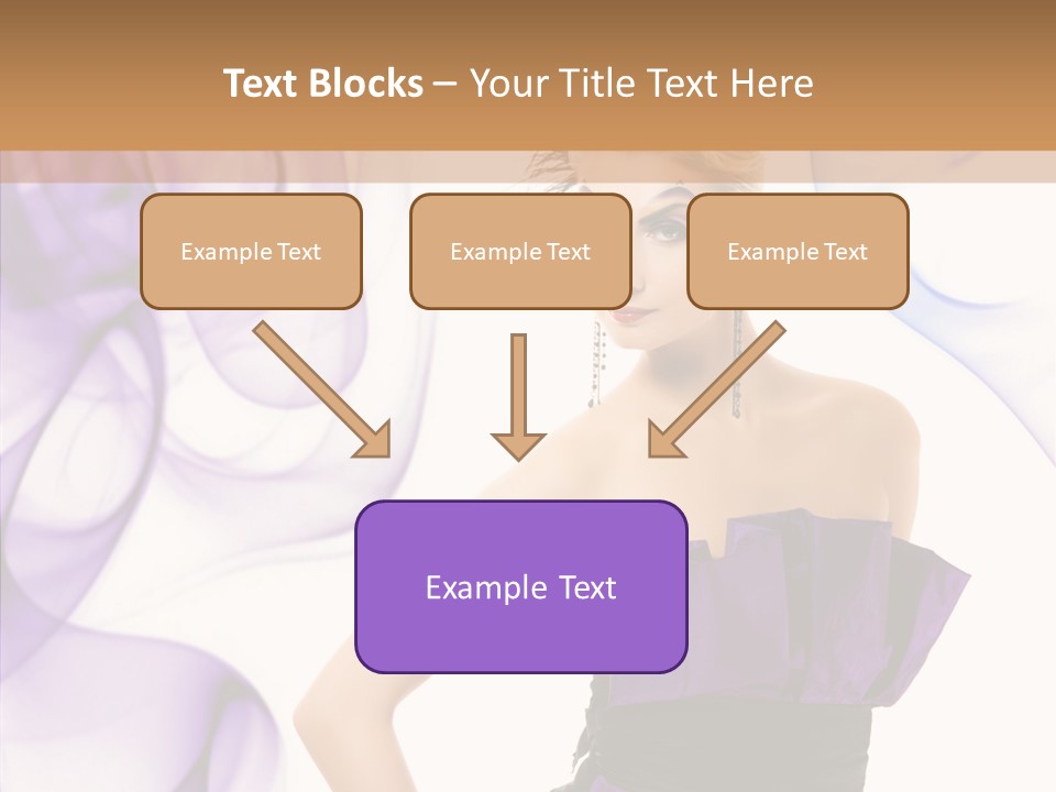 Retro White Body Art PowerPoint Template