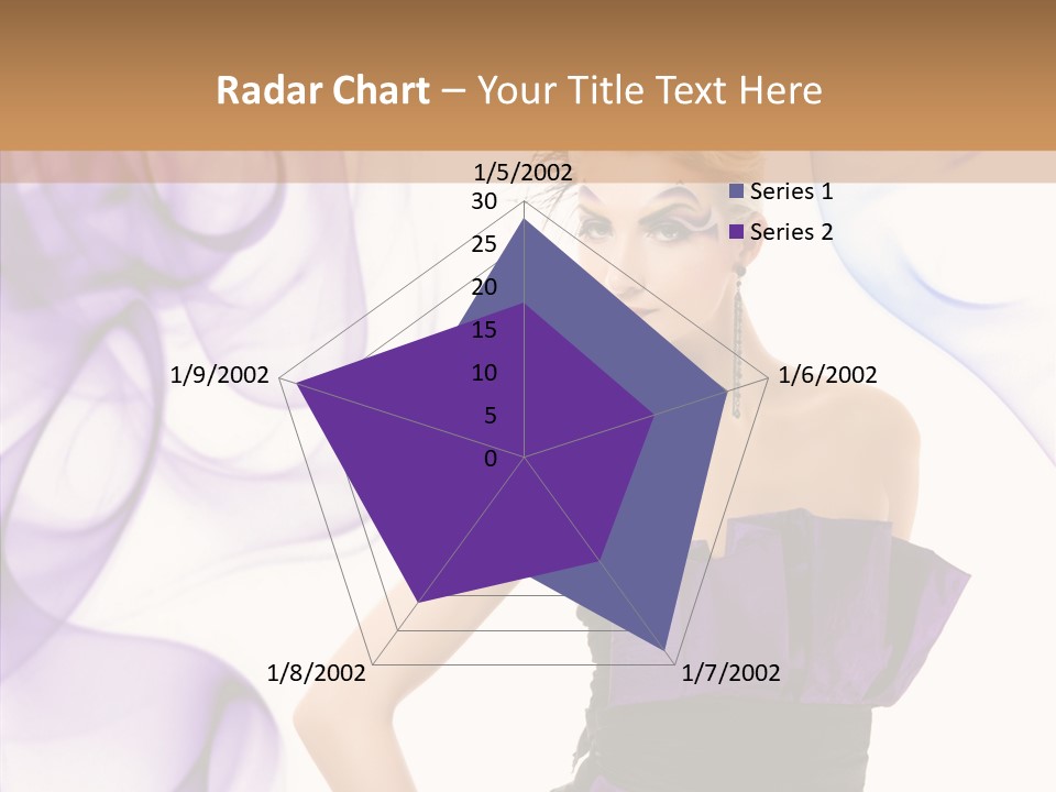 Retro White Body Art PowerPoint Template