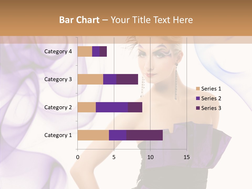 Retro White Body Art PowerPoint Template