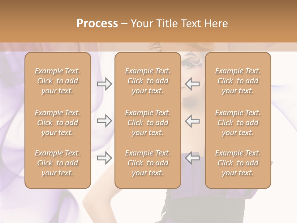 Retro White Body Art PowerPoint Template
