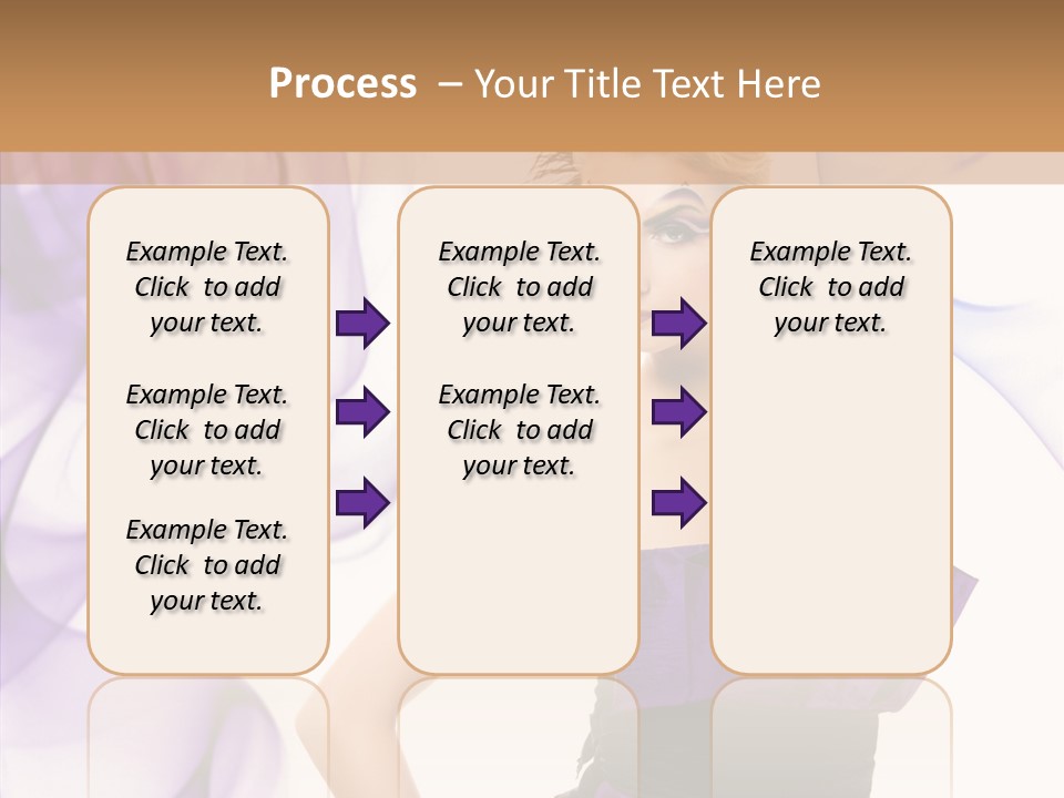 Retro White Body Art PowerPoint Template