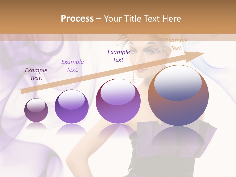 Retro White Body Art PowerPoint Template