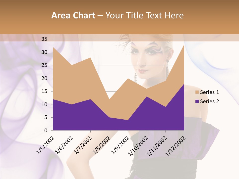 Retro White Body Art PowerPoint Template