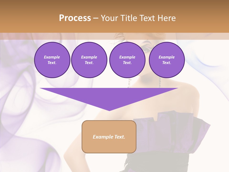 Retro White Body Art PowerPoint Template