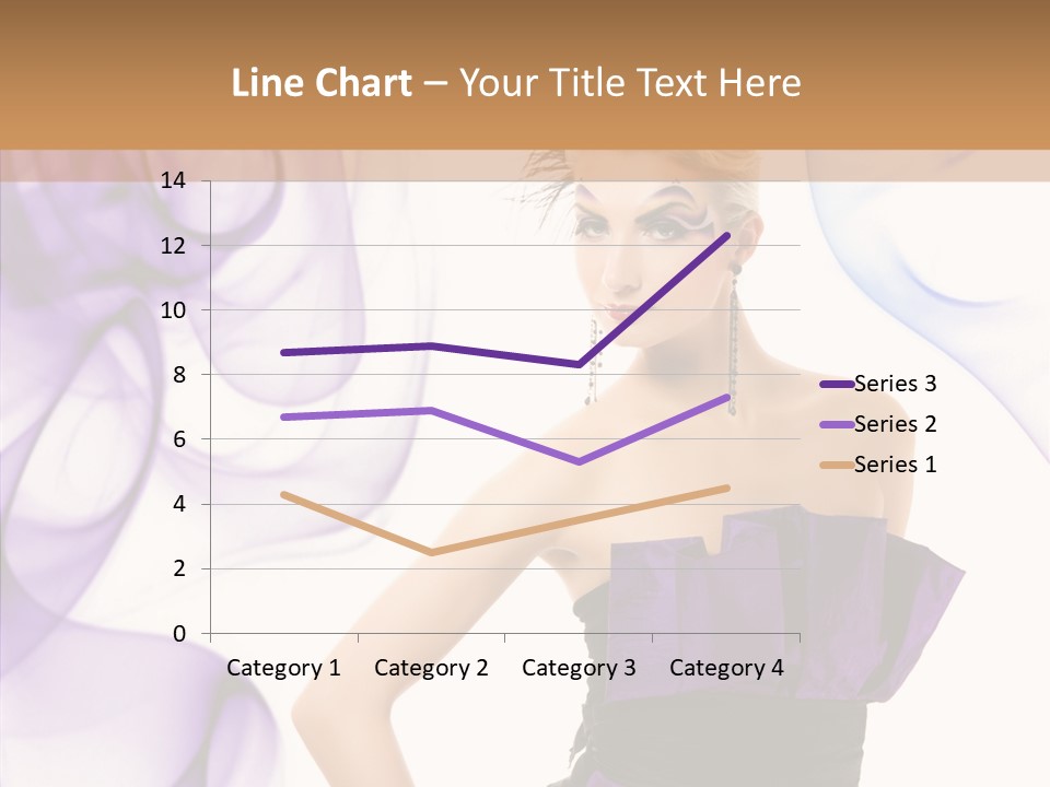 Retro White Body Art PowerPoint Template