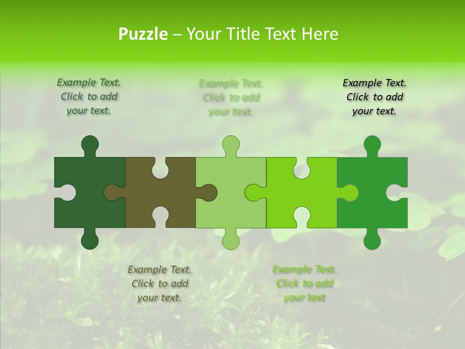 Woods Clover Nature PowerPoint Template