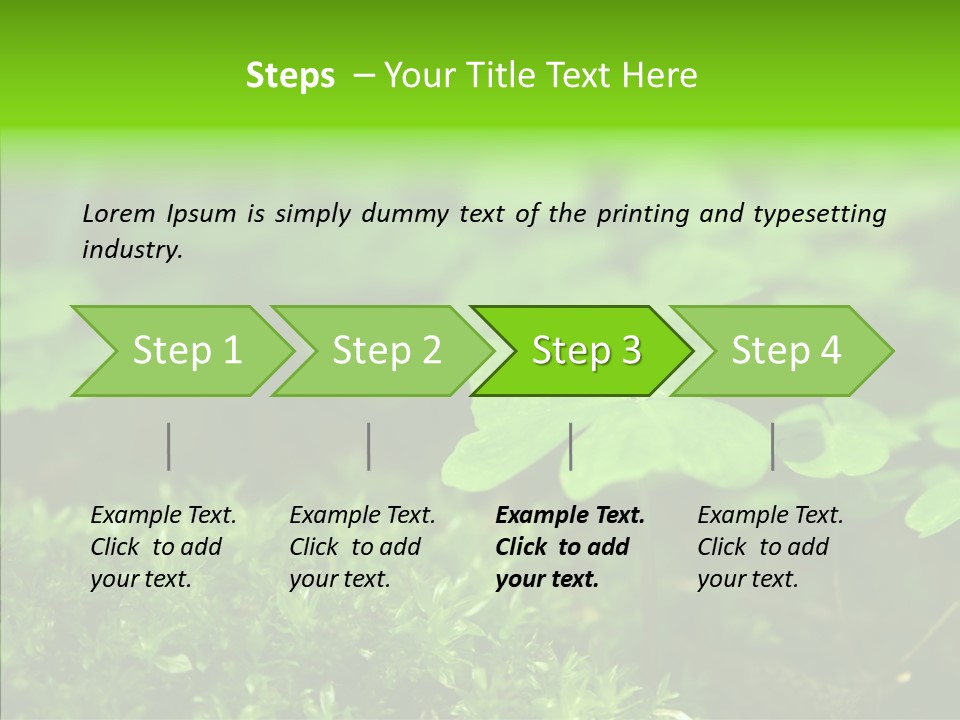 Woods Clover Nature PowerPoint Template