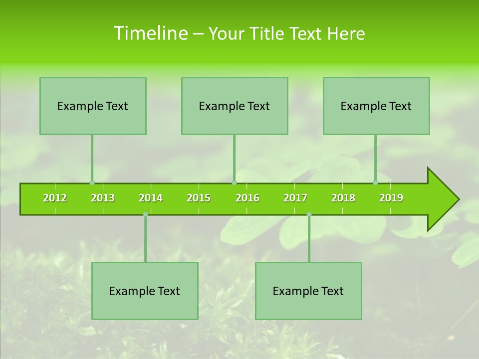 Woods Clover Nature PowerPoint Template