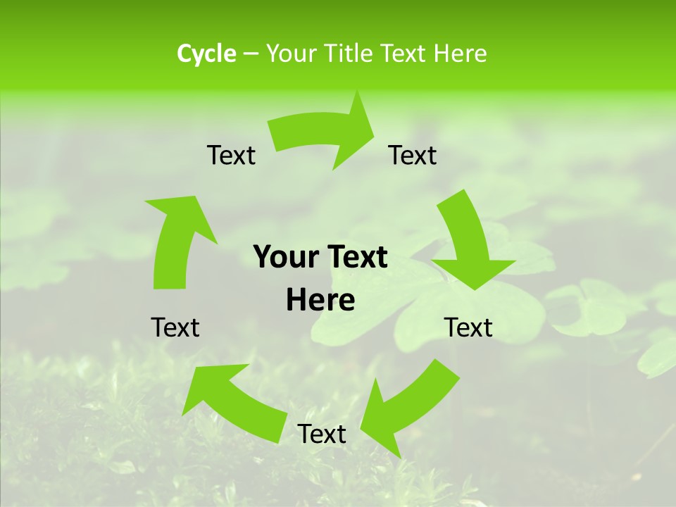 Woods Clover Nature PowerPoint Template
