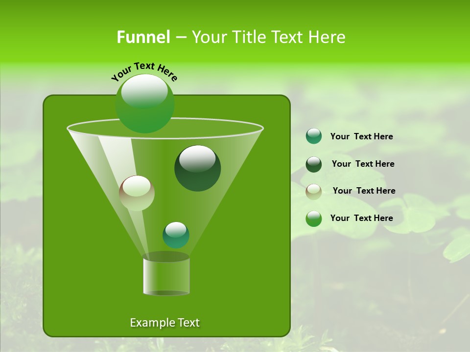 Woods Clover Nature PowerPoint Template