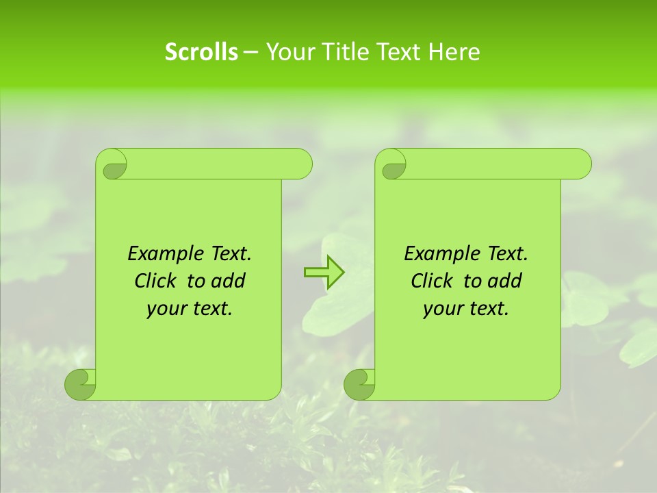Woods Clover Nature PowerPoint Template