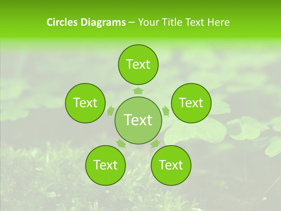 Woods Clover Nature PowerPoint Template