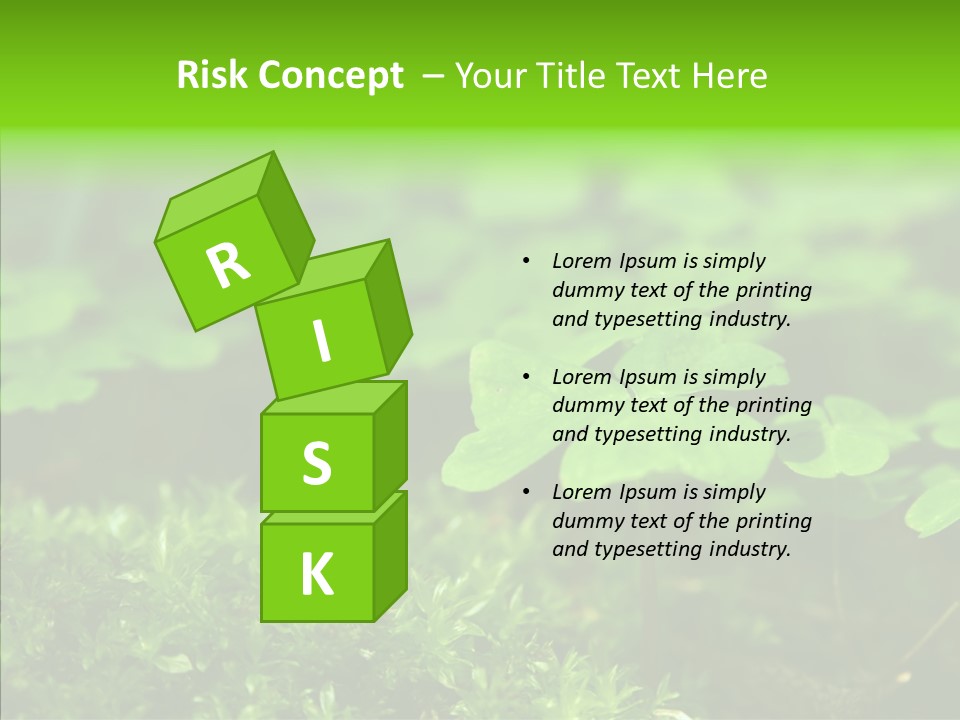 Woods Clover Nature PowerPoint Template