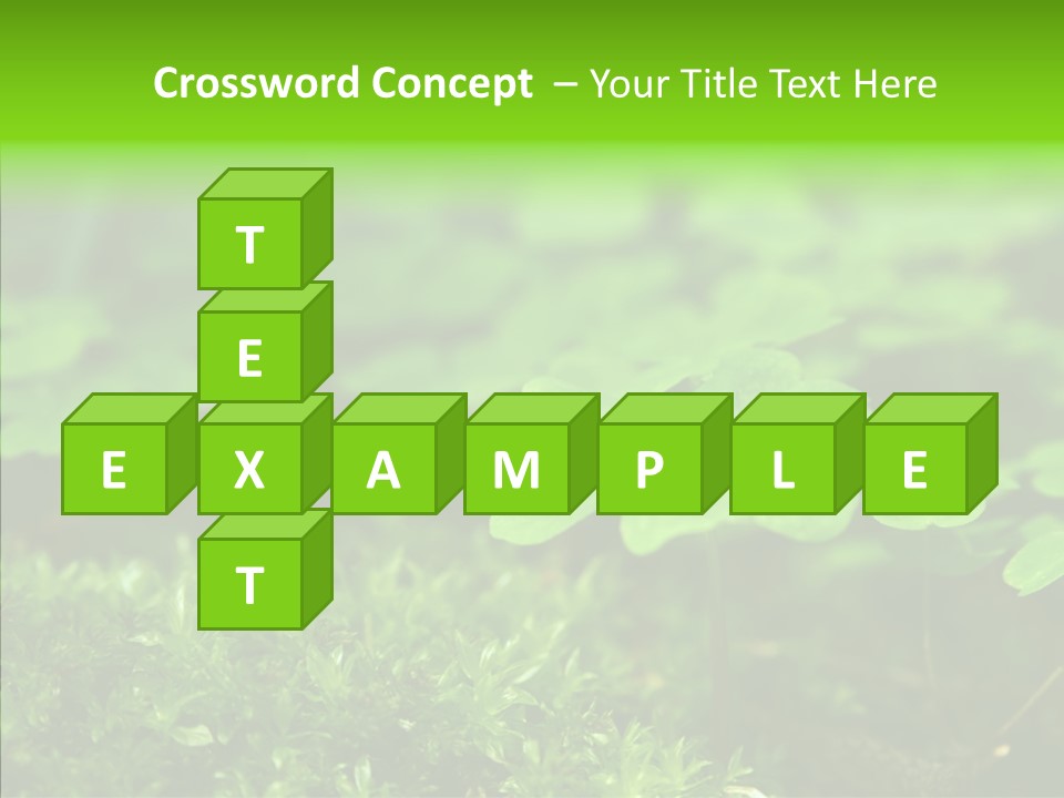 Woods Clover Nature PowerPoint Template