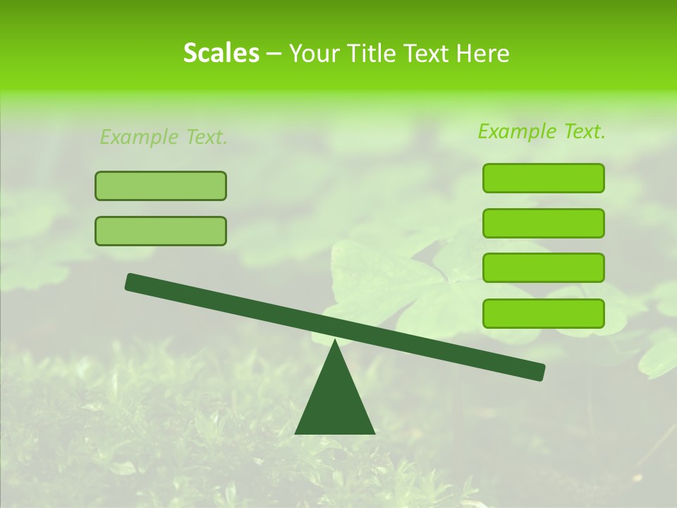 Woods Clover Nature PowerPoint Template