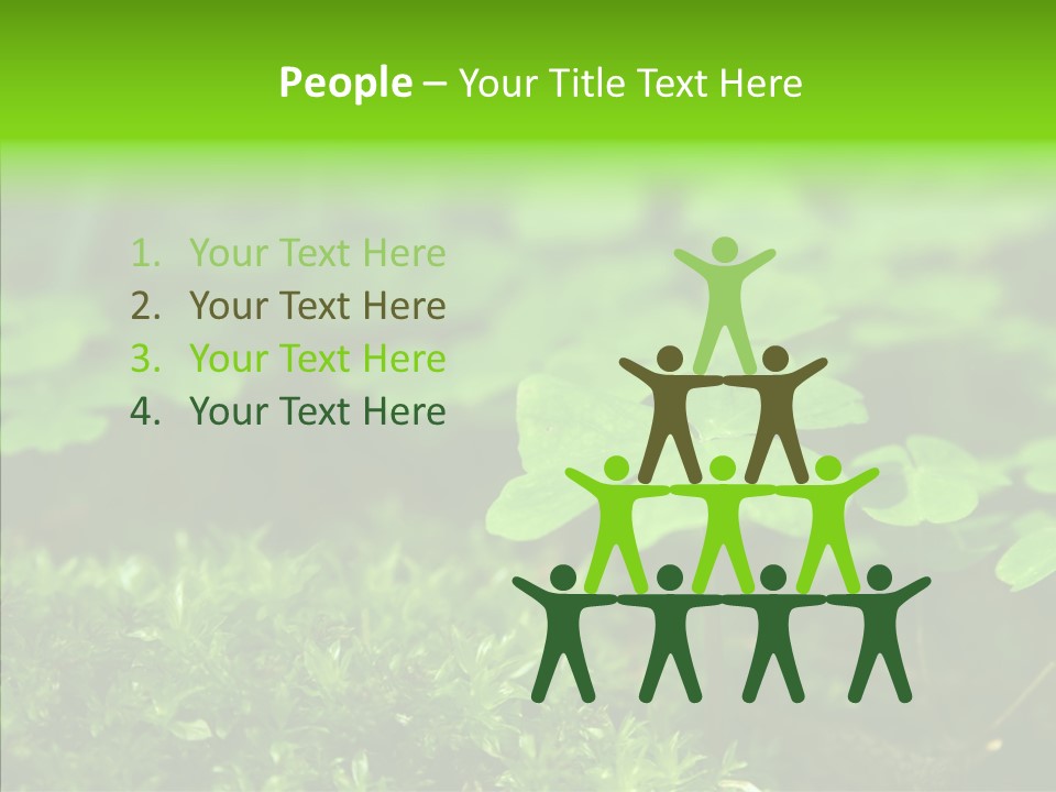 Woods Clover Nature PowerPoint Template