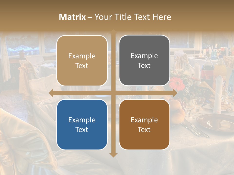 Wine Tablecloth Holiday PowerPoint Template