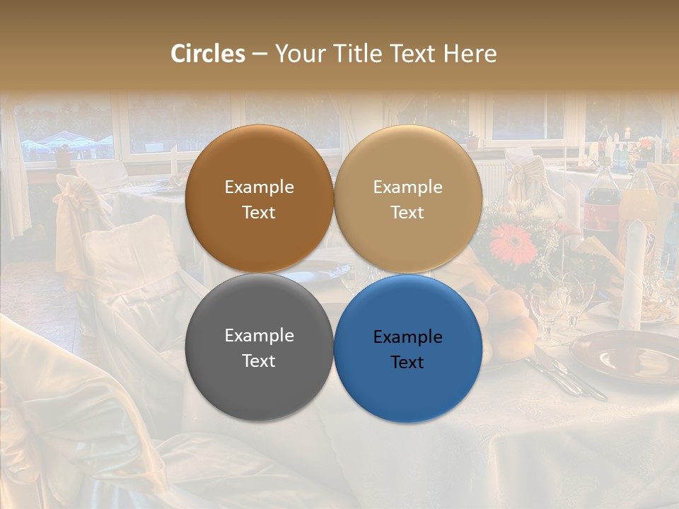 Wine Tablecloth Holiday PowerPoint Template