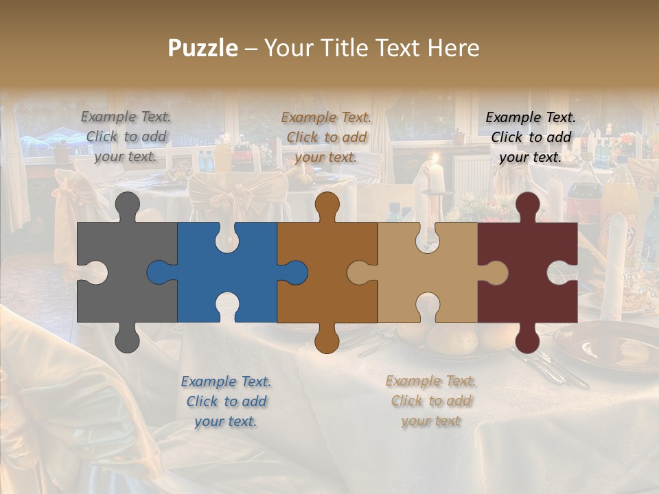 Wine Tablecloth Holiday PowerPoint Template