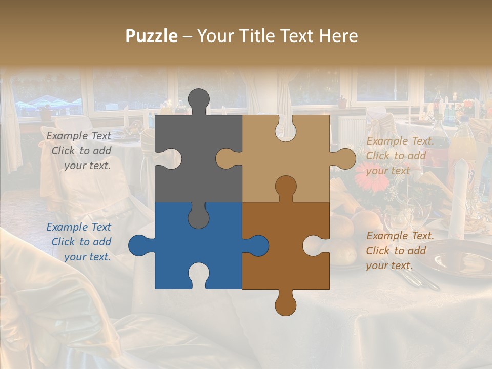 Wine Tablecloth Holiday PowerPoint Template