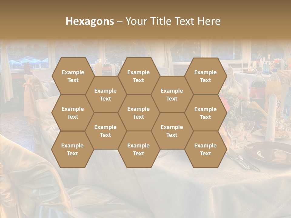 Wine Tablecloth Holiday PowerPoint Template