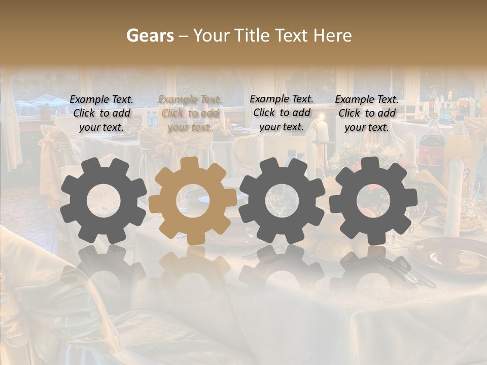 Wine Tablecloth Holiday PowerPoint Template